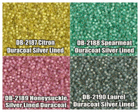 11/0 Delica Beads, DB2187, DB2188, DB2189, DB2190 - The Argus Collection