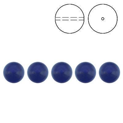 Brilliance Crystal Pearls, 5810, Dark Lapis, 3, 4, 6, 8 or 10mm - The Argus Collection