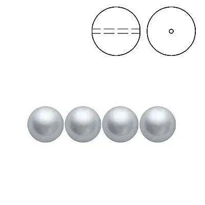 Brilliance Crystal Pearls, 5810, Light Grey, 3, 4, 6, 8 or 10mm - The Argus Collection