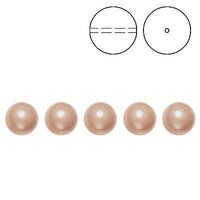 Brilliance Crystal Pearls, 5810, Rose Gold, 3, 4, 6, 8 or 10mm - The Argus Collection