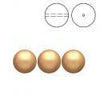 Brilliance Crystal Pearls, 5810, Bright Gold, 3, 4, 6, 8 or 10mm - The Argus Collection