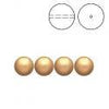 Brilliance Crystal Pearls, 5810, Bright Gold, 3, 4, 6, 8 or 10mm - The Argus Collection