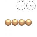 Brilliance Crystal Pearls, 5810, Bright Gold, 3, 4, 6, 8 or 10mm - The Argus Collection