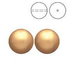 Brilliance Crystal Pearls, 5810, Bright Gold, 3, 4, 6, 8 or 10mm - The Argus Collection