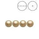 Brilliance Crystal Pearls, 5810, Vintage Gold, 3, 4, 6, 8 or 10mm - The Argus Collection