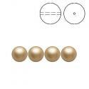 Brilliance Crystal Pearls, 5810, Vintage Gold, 3, 4, 6, 8 or 10mm - The Argus Collection