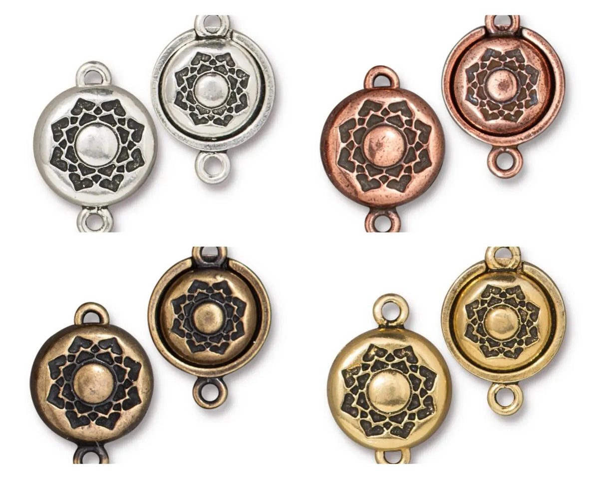 Lotus Magnetic Clasp, Tierracast, 4 Finishes - The Argus Collection