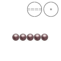 Brilliance Crystal Pearls, 5810, Burgundy, 3, 4, 6, 8 or 10mm - The Argus Collection