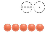 Brilliance Crystal Pearls, 5810, Coral, 3, 4, 6 or 8mm - The Argus Collection