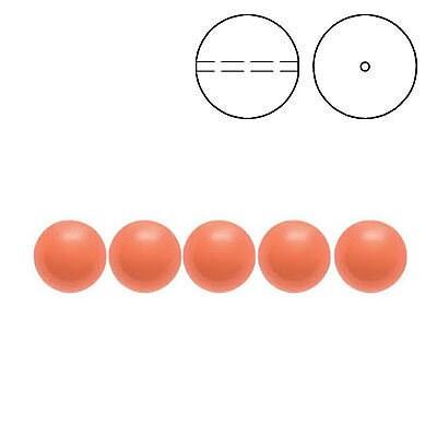 Brilliance Crystal Pearls, 5810, Coral, 3, 4, 6 or 8mm - The Argus Collection