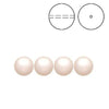 Brilliance Crystal Pearls, 5810, Cream Rose, 3, 4, 6 or 8mm - The Argus Collection