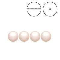 Brilliance Crystal Pearls, 5810, Cream Rose, 3, 4, 6 or 8mm - The Argus Collection