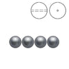 Brilliance Crystal Pearls, 5810, Dark Grey, 3, 4, 6 or 8mm - The Argus Collection