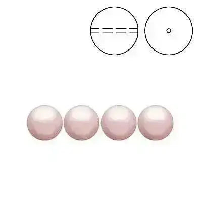 Brilliance Crystal Pearls, 5810, Rosaline, 3, 4, 6, 8 mm - The Argus Collection