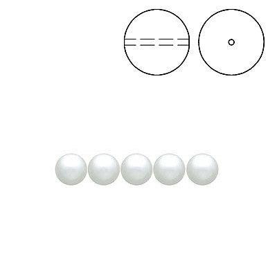 Brilliance Crystal Pearls, 5810, White in 3, 4, 6, 8mm - The Argus Collection