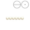 Brilliance Crystal Pearls, 5810, Cream, 3, 4, 6 or 8mm - The Argus Collection