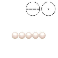 Brilliance Crystal Pearls, 5810, Cream Rose, 3, 4, 6 or 8mm - The Argus Collection