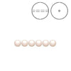 Brilliance Crystal Pearls, 5810, Cream Rose, 3, 4, 6 or 8mm - The Argus Collection