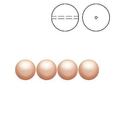 Brilliance Crystal Pearls, 5810, Peach in 3, 4, 6 or 8mm - The Argus Collection