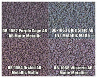 11/0 Delica Beads, DB1062, DB1063, DB1064, DB1065 - The Argus Collection