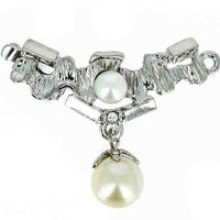 Angel Focal 1-Strand Box Clasp by Claspgarten in 2 Finishes - The Argus Collection