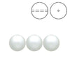 Brilliance Crystal Pearls, 5810, White in 3, 4, 6, 8mm - The Argus Collection