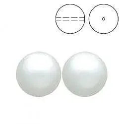 Brilliance Crystal Pearls, 5810, White in 3, 4, 6, 8mm - The Argus Collection