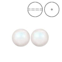 Brilliance Crystal Pearls, 5810, Pearlescent White, 3, 4, 6, 8 or 10mm - The Argus Collection