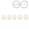 Brilliance Crystal Pearls, 5810, Ivory, 3, 4, 6 or 8mm - The Argus Collection