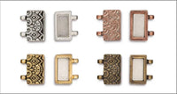 Temple, Stitch-In Magnetic Clasp, TierraCast, 4 Finishes - The Argus Collection