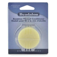 BEADER'S WAX, Beeswax Thread Conditioner, with Holder, .43 oz. (12.3g) - The Argus Collection
