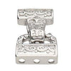 Fancy Foldover Magnetic Clasp, 3-Strands - The Argus Collection