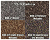 15/0 Miyuki Delica beads, DBS0021, DBS0022, DBS0022L, DBS0023 - 7 grams tube - The Argus Collection