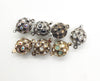 Crystal Orb Box Clasp with Austrian Crystals - The Argus Collection