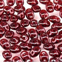 Superduo Beads, Ruby Collection, 10g. 4 Colors - The Argus Collection