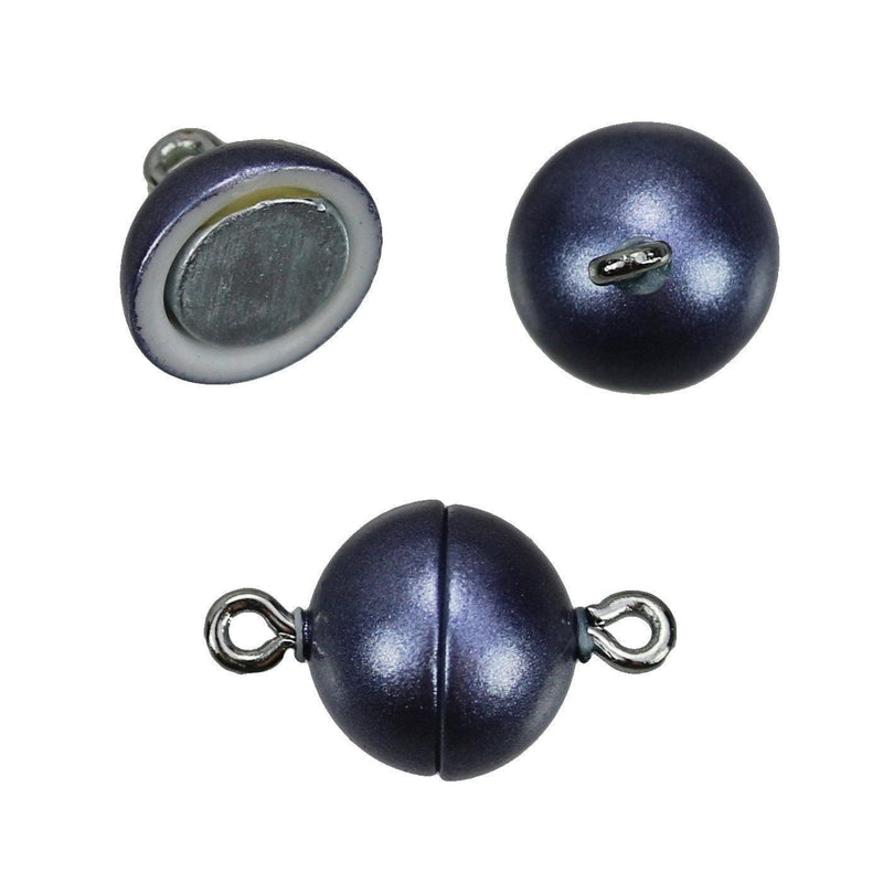 Mini Moon Rare Earth Magnetic Clasps, 10mm, in 7 Colors - The Argus Collection