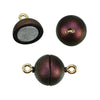 Mini Moon Rare Earth Magnetic Clasps, 10mm, in 7 Colors - The Argus Collection