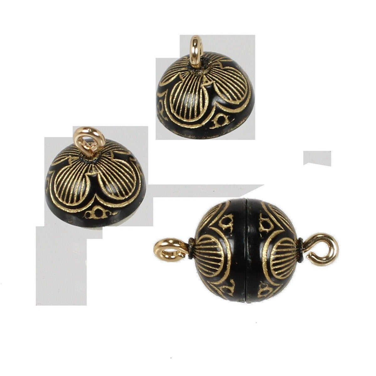 Tibetan, 10mm Magnetic Clasps, Claspgarten - The Argus Collection