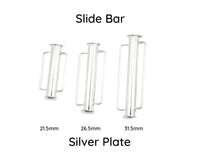 Tube Slide Bars, Tube Clasps, 21.5mm, 26.5mm, & 31.5mm - The Argus Collection