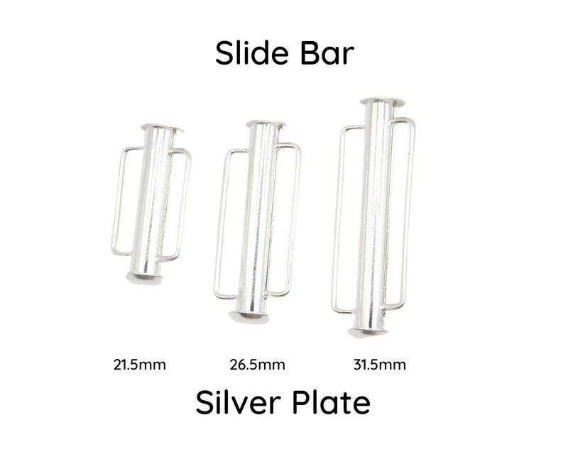 Tube Slide Bars, Tube Clasps, 21.5mm, 26.5mm, & 31.5mm - The Argus Collection