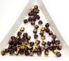 Brilliance Crystal Bicones 5328, Brandy Coated Collection, 4mm - The Argus Collection