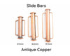 Tube Slide Bars, Tube Clasps, 21.5mm, 26.5mm, & 31.5mm - The Argus Collection