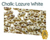 Superduo Beads, Chalk Lazure Collection, 10g. 4 Colors - The Argus Collection