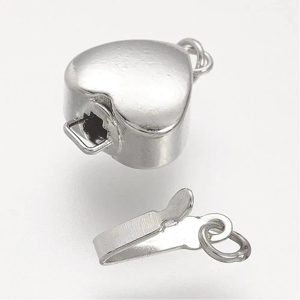 Sweeties, Small Real Platinum Plated Clasps, 2 Sets per Order - The Argus Collection