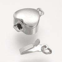 Sweeties, Small Real Platinum Plated Clasps, 2 Sets per Order - The Argus Collection