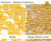 MIniduo Beads, 10g. ~205 Beads, Opaque Collection, 7 Colors - The Argus Collection