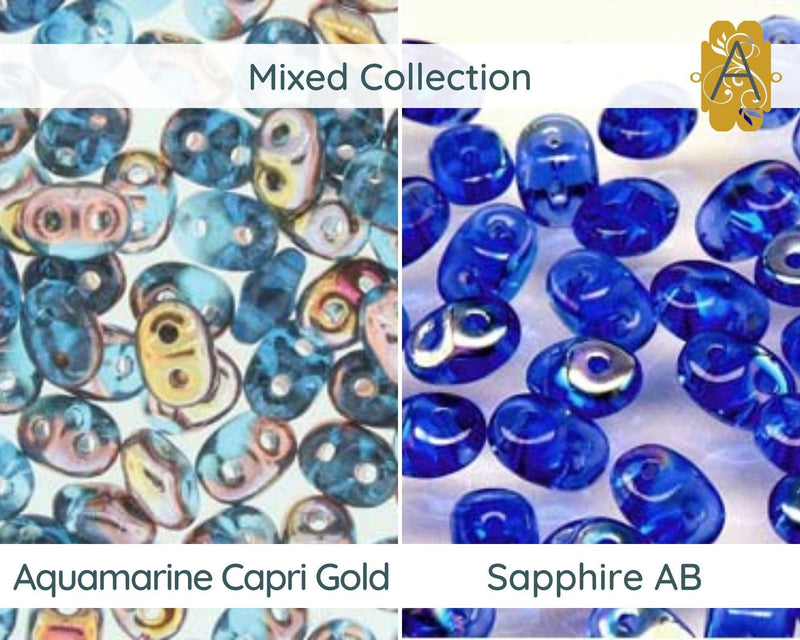 Miniduo Beads, Mixed Collection, 10g. - The Argus Collection