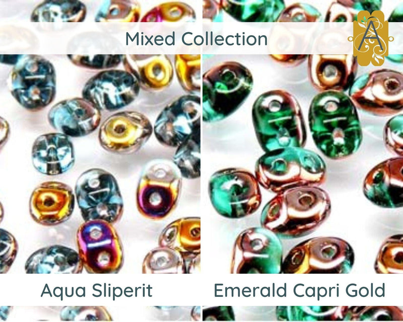 Miniduo Beads, Mixed Collection, 10g. - The Argus Collection