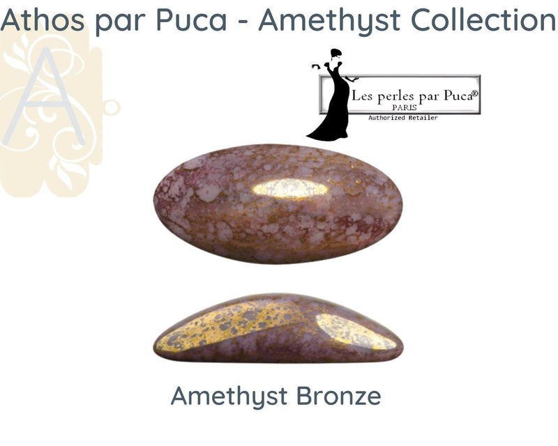 Athos Cabochons par Puca, Purple Collection - The Argus Collection