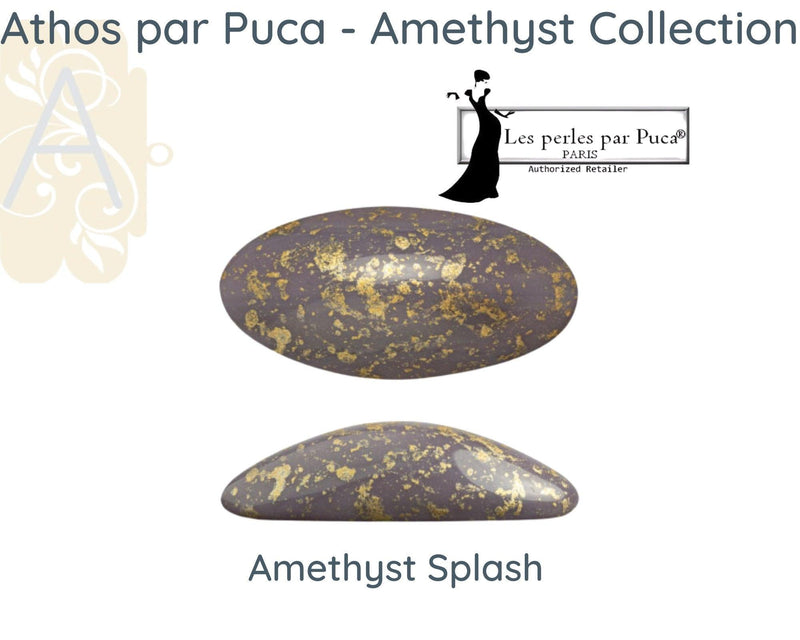 Athos Cabochons par Puca, Purple Collection - The Argus Collection